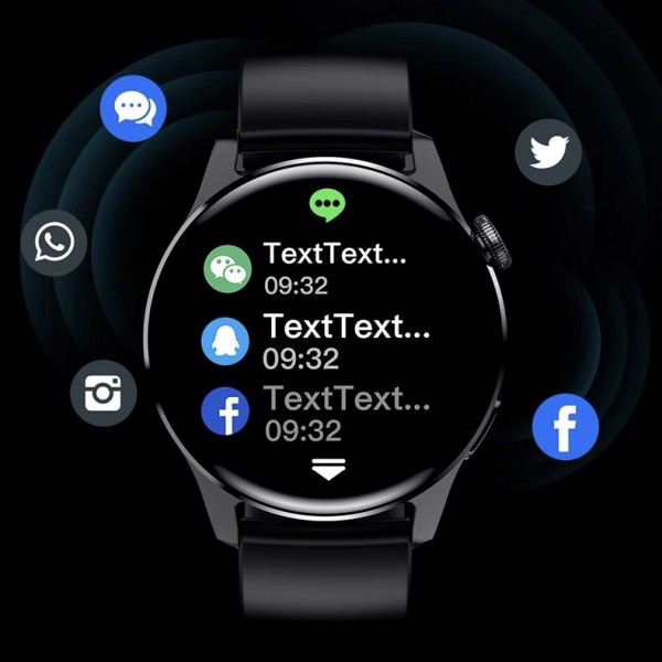 Men’s Fashion Smartwatch Waterproof Bluetooth Fitness Tracker with Call & Health Monitoring Functions