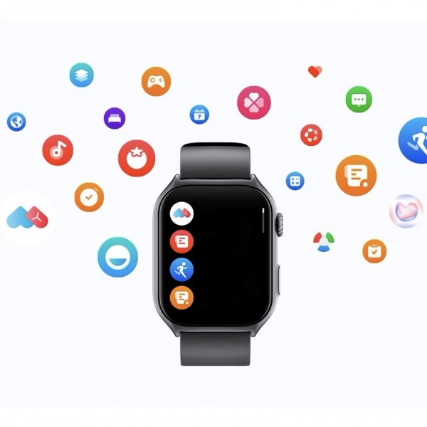 Smartwatch with 30-Day Long Battery Life, Supports Music Control and Exercise Tracking
